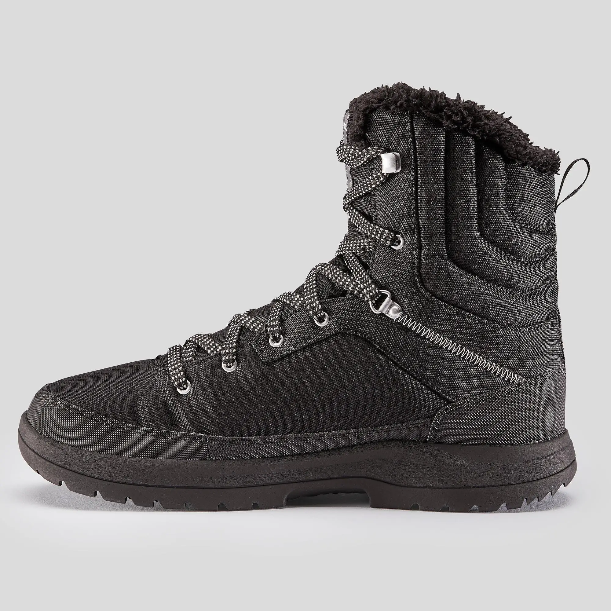 BOOTS MEN 'S WINTER HIKING SH100 WARM HIGH QUECHUA Decathlon