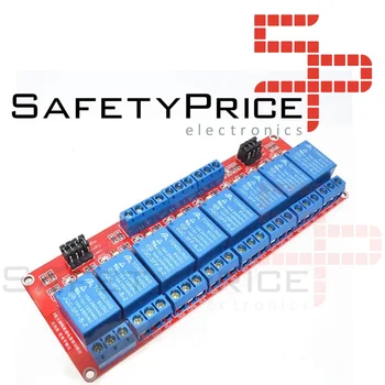 

Relay module 8 Channel 5V high/low level with optocoupler automation PLC