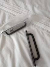 Pulls Furniture-Handle Door-Hardware-Knobs Balcony Bedroom Kitchen-Door Silver Aluminium-Alloy