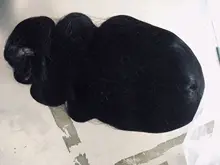 FEELME-pelucas de cabello humano con flequillo para mujeres negras, cabello Natural brasileño ondulado, con flequillo, Remy, pelucas con flequillo