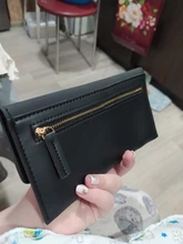 Billetera de cuero con cierre para mujer, monedero con cremallera, monedero, titular de la identificación, 2020