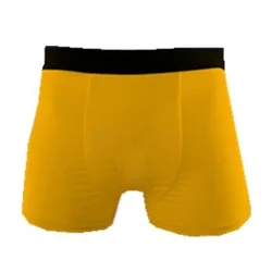 Custom Face Photo Boxer Briefs - Personalized Heart Print Underwear - Unique Gift - XXXL (Yellow)