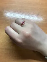 Anillo ajustable con apertura de anillos de Color dorado para mujer, con diseño de garra de gato y pata de oso, boda romántica, cristal Rosa CZ, regalos de amor, joyería