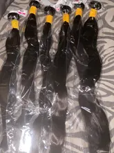 32 34 36 40 hueso recto pelo mechones WOWQUEEN 100% extensiones de cabello humano mechones Remy 30 pulgadas mechones pelo brasileño suave tejido mechones