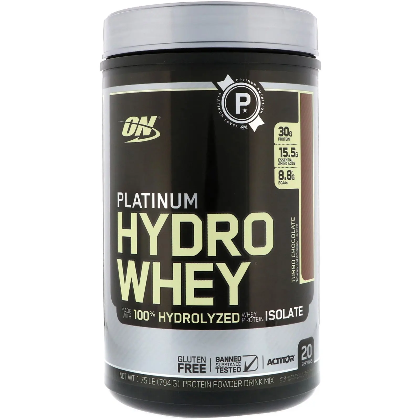 Протеин Optimum Nutrition Platinum Hydro Whey (795 г) турбо шоколад | Красота и здоровье