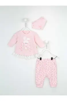 

Pink Baby Girl 3 PCs Set