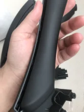 Tirador interior de puerta de coche izquierdo y derecho, manija con cubierta embellecedora, en color gris, beige y negro, para BMW E90, 3 series E91, 316 318 320 325 328