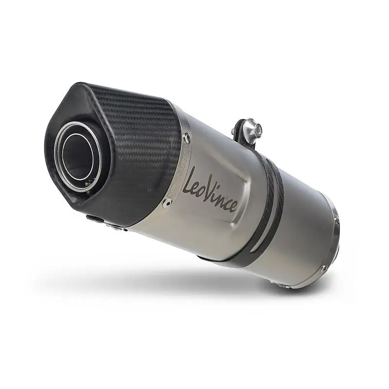 Leo Vince LeoVince LV-10 silencer with EG-BE Stainless steel or black finish