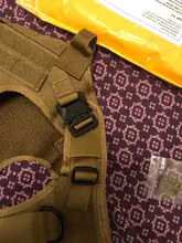 Dog-Harness Loop Dog-Molle-Vest Working Tactical with 2-Metal Buckle Hook Clip Handle