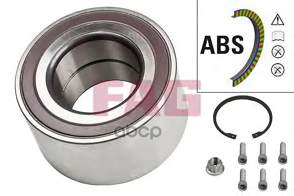 Wheel Bearing Kit | Front Right/Lion Volkswagen Touareg 02-10 Fag. 713610640