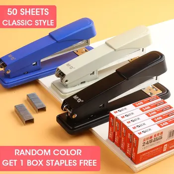 

50 Sheets Effortless Heavy Duty Stapler Paper Book Binding Stapling Machine