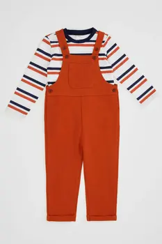 

DeFacto Erkek Bebek Uzun Kollu T-shirt Tulum Takım-N2380A220SP