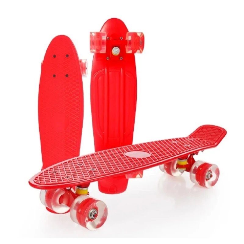 Rationeel Omleiden je bent Skateboard "street Hit" Crane, With Luminous Wheels, (pennyboard) - Skate  Board & Accessories - AliExpress