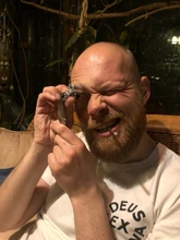 Mini LED UV de bolsillo para joyería, lupa de cristal microscopio para joyería, 60x