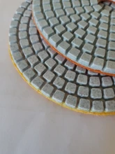 Uds 3/4 lijado disco de mojado almohadillas de pulido de diamante de granito, mármol pulidora de piedra Flexible de herramientas de mano