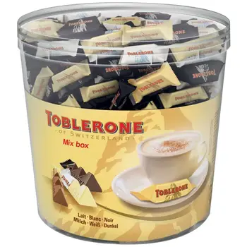 

Assortment Mini Toblerone, contains 113 PCs 8g