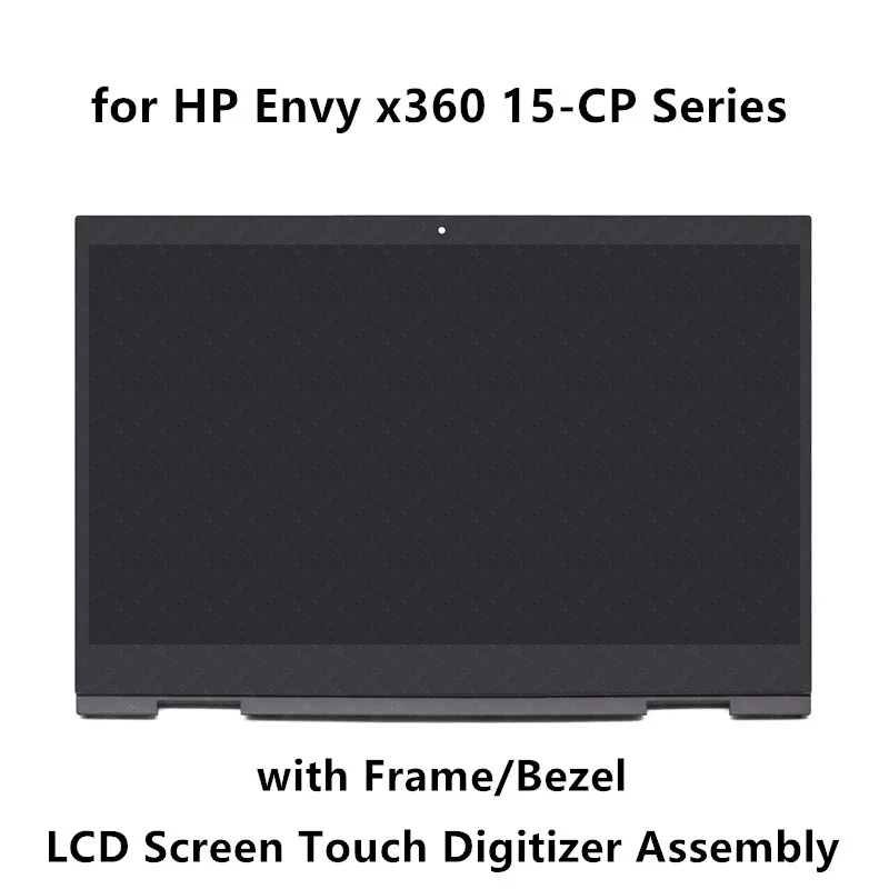  FHD IPS LCD Screen Display Touch Glass Digitizer Assembly+Frame for HP Envy x360 15-cp0009au 15-cp0