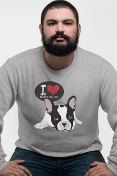 

Angemiel Wear Bulldog Gray Men 'S Sweatshirt