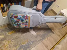 Guitar Case Cover Guitar-Bag-Backpack Gig-Bag Acoustic Folk Waterproof with Shoulder-Straps