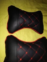 Almohada de cuello para coche, reposacabezas de cuero genuino, diseño de protección de seguridad, soporte de descanso, color negro, accesorios de seguridad para automóviles, Uds.