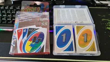 Juego de cartas UNO DOS, FLIP WILD SKIP.BO PHASE10, entretenimiento familiar, Chico, juguete, versión en inglés