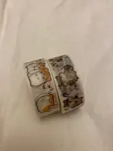 Cinta adhesiva decorativa con gatos y animales adorables, cinta adhesiva, decoración Diy, pegatina para álbum de recortes, artículos de papelería con etiquetas