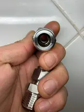 Connector Pipe-Fitting Stainless-Steel Compression Double-Ferrule Male BSP 10mm Ss 304