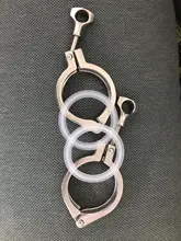 1.522.533.54Stainless Steel Sanitary Tri Clamp Clamps Clover for Ferrule SS304