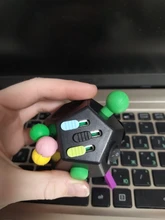 EDC mano para el autismo, TDAH alivio de la ansiedad en niños de 12 lados Anti-estrés Fidget Juguetes | Juguetes Fidget | Fidget Juguetes