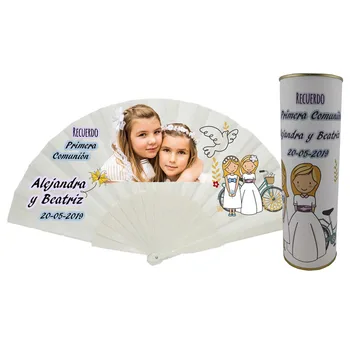 

Sell your lot/Custom range made from plastic rods with photo Fellowship girls with personalized tin