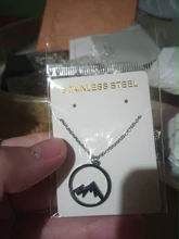 Jisensp-Collar con colgante de ondas bohemias para mujer, joyería de acero inoxidable, amuletos de surfista para playa, bisutería femenina