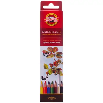 

Watercolor pencils KOH-I-NOOR 3715 mondeluz 6cv.