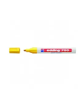

EDDING 750 MARKER WITH VARNISHED EFFECT STROKE 2-4 MM YELLOW COLOR