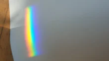 Prisma Triangular BK7 para enseñanza física, prismas de vidrio óptico de 25x25x80mm, luz refractada de espectro arcoíris para niños y estudiantes