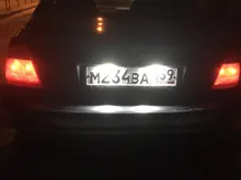 2 piezas luz Led de matrícula Led Canbus Auto cola luz blanca LED BOMBILLAS para BMW 3er E46 4D 1998-2003 accesorios de coche