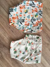 Pantalones de entrenamiento de algodón transpirables para bebé, bragas de tela, pañales reutilizables, ropa interior impermeable para bebé, lavable, 1 Uds.