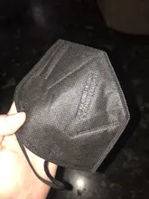 Mascarillas ffp2 de 6 capas, máscara respiradora de protección, fpp2, KN95, 98% de filtro, color negro y gris