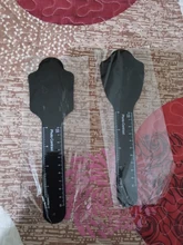 Fondo de ortodoncia Dental, tablero de contraste con imagen de la foto, placa de mejilla Oral con marca de escala, herramientas de dentista autoclavables, color negro, 6 uds.