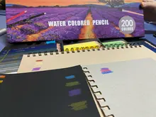 200/180/150/120/72/48/24 profesional de Color de aceite lápices de Madera Suave acuarela lápiz para la escuela dibujar materiales para dibujo y Bellas Artes