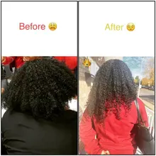 Curly Human Hair Microlinks-Extensions Afro Kinky Brazilian Natural Women I-Tip 3C 3B