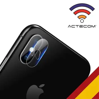 

ACTECOM Protector de Lente Cámara para iPhone Xs 5,8" Cámara Trasera Cristal templado