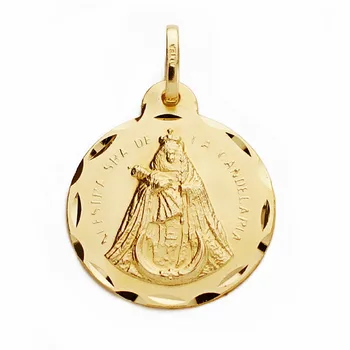

Medal 18k gold Our Lady of Candelaria 20mm. [AA2533GR] -Customizable-RECORDING INCLUDED IN THE PRICE