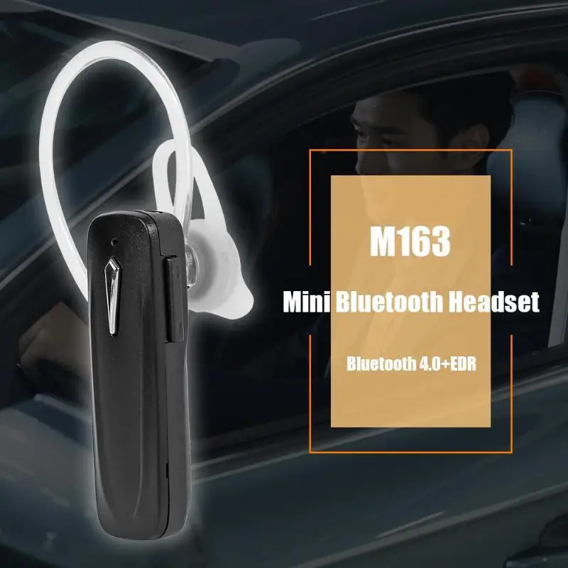 50 шт. M163 Bluetooth наушники мини Bluetooth гарнитура Беспроводные наушники спортивные наушники с микрофоном