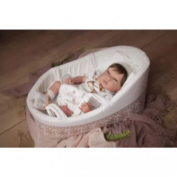 

Reborn doll 40cm Candy with carrycot Arias