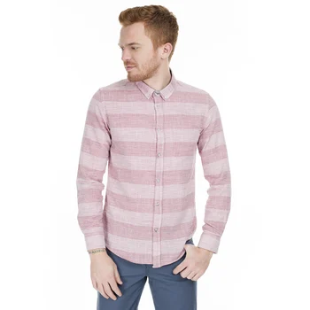 

Lee Cooper Striped Button Collar Shirt MALE SHIRT 202 LCM 241001 3114