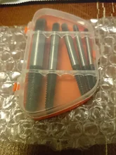 Extractor de tornillos dañados de acero, guía de broca, Extractor de pernos rotos, juego fácil de quitar, 5 unidades