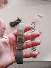 2PCS de malla y sólido de acero inoxidable correa de reloj 20mm para Samsung Galaxy reloj de 42mm activo/40mm/equipo S2 clásico/equipo deporte banda Correa