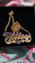 Collares personalizados con Nombre del bebé para niños y mujeres, placas con nombre personalizadas, acrílico, corte láser, joyería