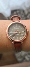 Relojes Retro marrones para mujer, pulsera pequeña de piel, de marca a la moda, 2019
