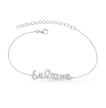 

Silver Bracelet with cubic zirconia sunlight sample 925